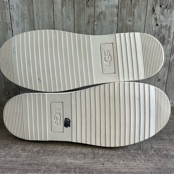 UGG Alameda Mini Black Suede Winter Boots Shearling Womens 8 - Picture 5 of 6